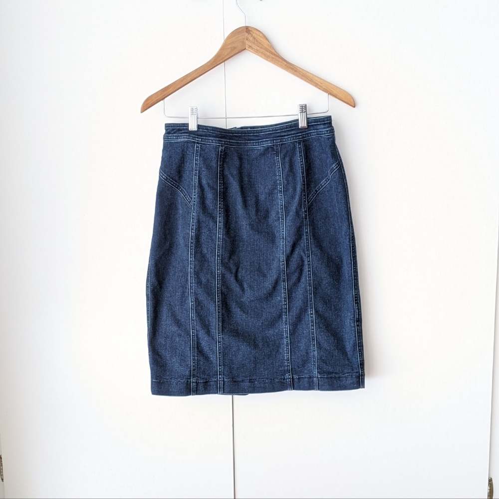 Banana Republic Denim Pencil Skirt Size 10